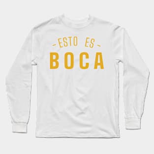 Esto es Boca - GOLD Long Sleeve T-Shirt